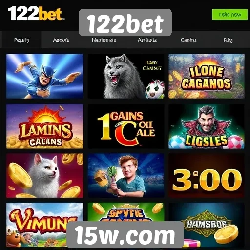 122bet oferece diversidade em jogos de cassino